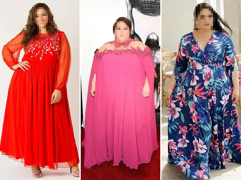 لباس مجلسی برای افراد تپل